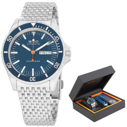 Mido Ocean Star Automatic Blue Dial Mens Watch M0268301104100