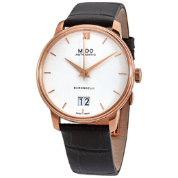 Mido Baroncelli Automatic White Dial Mens Watch m0274263601800