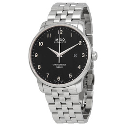 Mido Baroncelli Jubilee Automatic Chronometer Black Dial Mens Watch m0376081105200