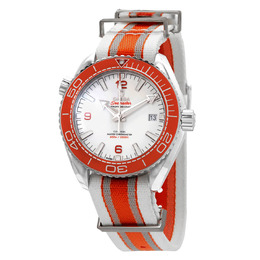 Omega Seamaster Planet Ocean 600m Automatic Chronometer White Dial Mens Watch 215.32.44.21.04.001