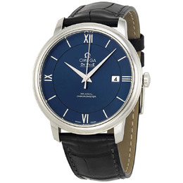 Omega De Ville Prestige Blue Dial Mens Watch 42413402003001 424.13.40.20.03.001