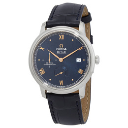 Omega De Ville Automatic Chronometer Blue Dial Mens Watch 424.13.40.21.03.003