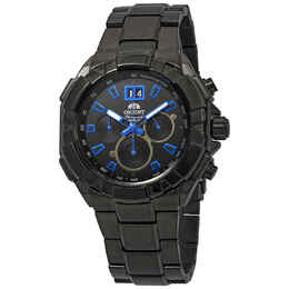 Orient Enterprise Chronograph Black Dial Mens Watch FTV00005B