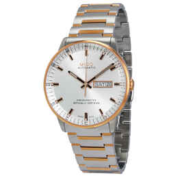 Mido Commander II Automatic Chronometer Silver Dial Mens Watch M021.431.22.031.00 m0214312203100