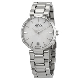 Mido Baroncelli Automatic Silver Dial Ladies Watch m0222071103110