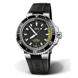 Oris Aquis Depth Gauge Automatic Black Dial Mens Watch 01 733 7755 4154-Set RS oris 01 733 7755 4154set rs