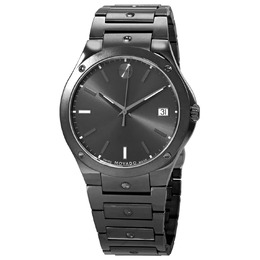 Men's Grey Dial Analog Quartz Watch Movado SE 0607515