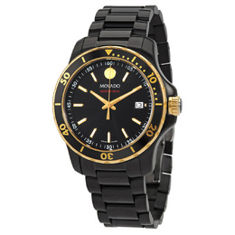 Movado 2600161 Quartz Black Dial Unisex Watch