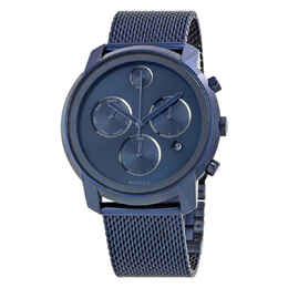 Movado Chronograph Blue Dial Mens Watch 3600403