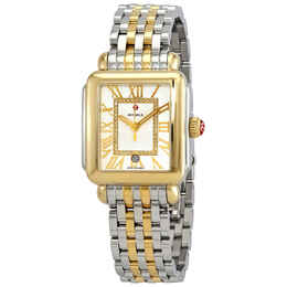 Michele Deco Madison Quartz Silver Dial Two-tone Ladies Watch mww06t000147