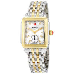 MICHELE DECO Mother of Pearl Dial Two-tone Ladies Watch Model MWW06V000042
