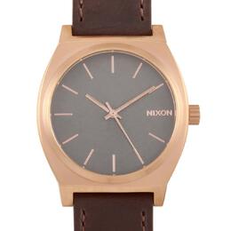 Nixon Time Teller A045-2001-00 Mens Gray Dial Quartz Watch