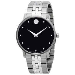 Movado Museum Classic Black Dial Mens Watch, Model 0607201