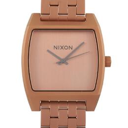 Nixon Time Tracker Quartz Rose Dial Mens Watch A1245-3165-00