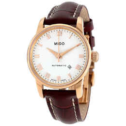 Mido Baroncelli II Automatic White Dial Ladies Watch M7600.3.26.8 m76003268