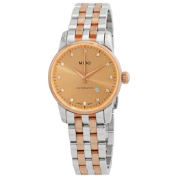 Mido Baroncelli Automatic Diamond Bronze Dial Ladies Watch M76009671