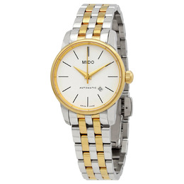 Mido Baroncelli Automatic Silver Dial Two-tone Ladies Watch M76009761