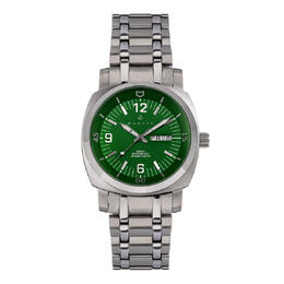 Nautis Stealth Quartz Green Dial Mens Watch GL2087-A