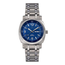 Nautis Stealth Series Mens Watch Analog Blue Dial Stainless Steel Case Quartz Movement