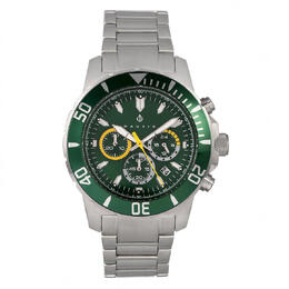 Nautis Dive Chrono 500 Mens Quartz Watch Green Dial 17065-I