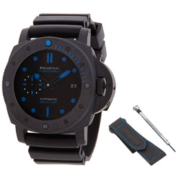 Panerai Luminor Submersible 1950 Carbotech Automatic Black Dial Mens Watch pam01616