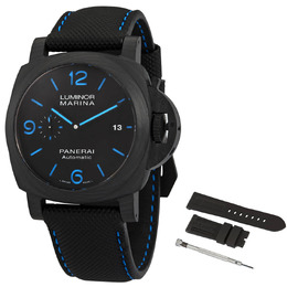 Panerai Luminor Marina Carbotech Automatic Black Dial Mens Watch pam01661