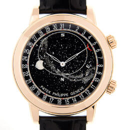 Patek Philippe Grand Complications Black Dial Mens Watch 6102r-001