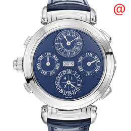 Patek Philippe Grand Complications Hand Wind Blue Dial Mens Watch 6300g-010