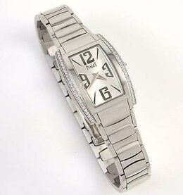 Piaget Limelight Silver Dial 18K White Gold Diamond Ladies Watch GOA36095 g0a36095