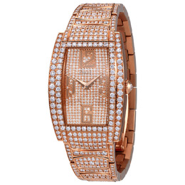 Piaget Limelight Diamond Dial 18Kt Rose Gold Ladies Watch g0a36194