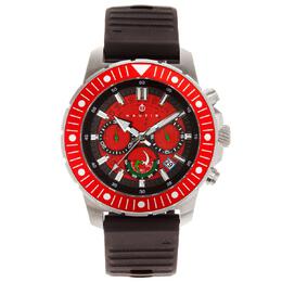 21227g-d Nautis Caspian Chronograph Quartz Red Dial Mens Watch