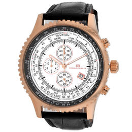 Oceanaut Actuator Chronograph Quartz Silver Dial Mens Watch OC0317