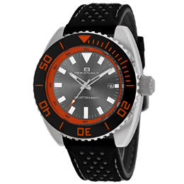 Oceanaut Submersion Mens Watch - Quartz Movement, Grey Dial with Luminescent Markers & Hands, Date Display at 3 O'clock