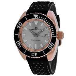 Oceanaut Submersion Quartz Silver Dial Mens Watch OC0523