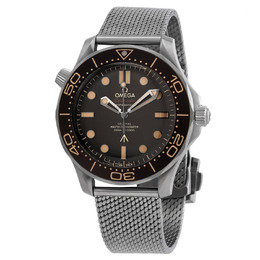 Omega Seamaster 300M ''007 Edition'' ''No Time To Die'' Automatic Chronometer Brown Dial Mens Watch 210.90.42.20.01.001