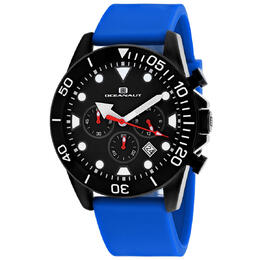 Oceanaut OC1313 - Men's Black Dial Naval Chronograph Quartz Watch