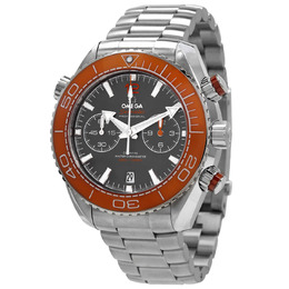 Omega Planet Ocean 600M Seamaster Chronograph Automatic Chronometer Grey Dial Mens Watch 215.30.46.51.99.001