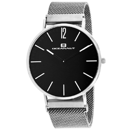 Oceanaut Magnete Quartz Black Dial Mens Watch oc0101
