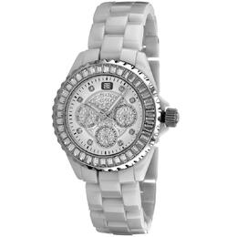 Oceanaut OC0213C - Ladies White Dial Ceramic Quartz Watch