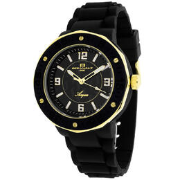 Oceanaut Acqua Black Dial Black Rubber Strap Ladies Watch oc0214
