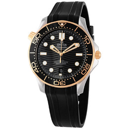 Omega Seamaster Automatic Chronometer Black Dial Mens Watch 210.22.42.20.01.001