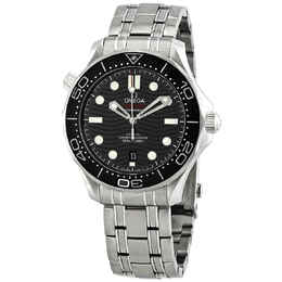 Omega Seamaster Automatic Chronometer Black Dial Mens Watch 210.30.42.20.01.001