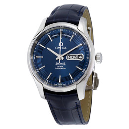 Omega De Ville Annual Calendar Automatic Chronometer Blue Dial Mens Watch 43133412203001 431.33.41.22.03.001