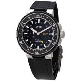Oris ProDiver GMT Automatic Black Dial Mens Watch 01 748 7748 7154-07 4 26 74TEB oris 01 748 7748 715407 4 26 74teb