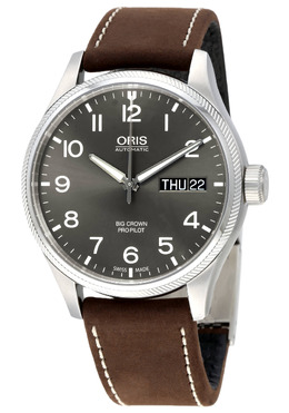 Oris Big Crown Pro Pilot Automatic Grey Dial Mens Watch 752-7698-4063BRLS oris 01752769840630752205fc