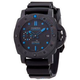 Panerai Submersible Carbontech Automatic 300 Meters Mens Watch pam00960