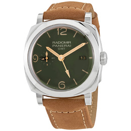 Panerai Radiomir GMT Military Green Dial Mens Watch pam00998