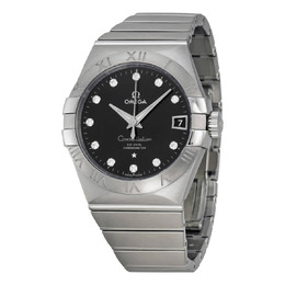 Omega Constellation Automatic Black Dial Stainless Steel Ladies Watch 12310382151001 123.10.38.21.51.001