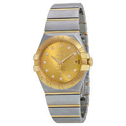 Omega Constellation Champagne Dial Unisex Watch 123.20.35.20.58.001
