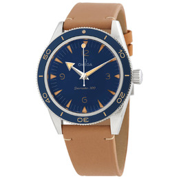 Omega Seamaster Automatic Chronometer Blue Dial Mens Watch 234.32.41.21.03.001